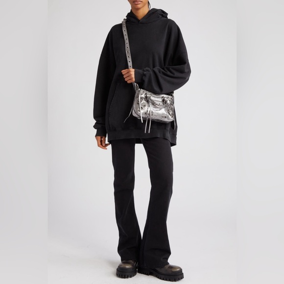 BALENCIAGA Small Cagole Metallic Leather Top Handle Bag - Picture 4 of 14